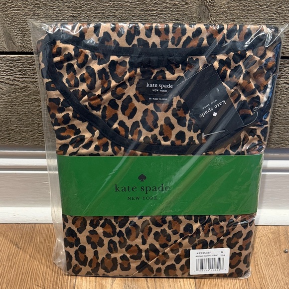 kate spade Other - Kate Spade Leopard Jogger PJ Set